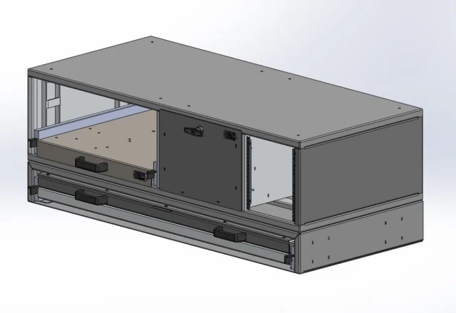 [CP-2SU95-MW1] - Command Post, 48" W x 22" L x 17" H One Storage Drawer with Slide-out Computer Tray and Bottom Map Drawer