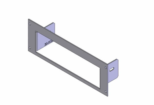 [C-EB30-XG2-1P] - 1-Piece Equipment Mounting Bracket, 3" Mounting Space, Fits Harris/L3Harris XG-25M model DM-M78B