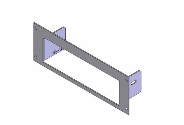 [C-EB30-XG2-1P] - 1-Piece Equipment Mounting Bracket, 3" Mounting Space, Fits Harris/L3Harris XG-25M model DM-M78B