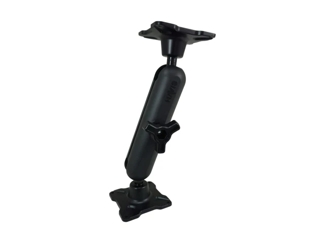[DBM-1150-KL-0404] Dual Ball Mount with 1.50" Knob-Style Long Housing, Two Long VESA 75 Plates