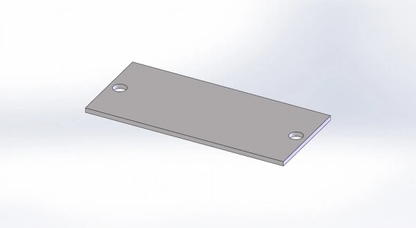 [C-FPW-15] - 1-1/2" Filler Plate for Wide VSW Consoles