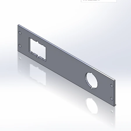2" Relocated Electronics OEM USB& DC Outlet faceplate