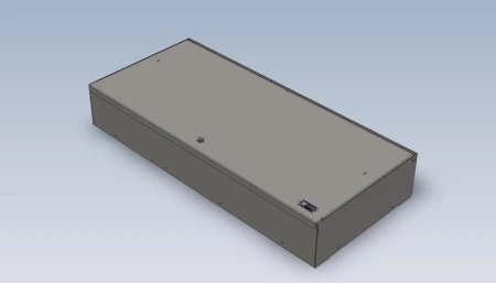[CP-EB-401865-L] - Storage Vault, 40" W x 18" L x 6" H Medeco Cam locks on Hinged Lid