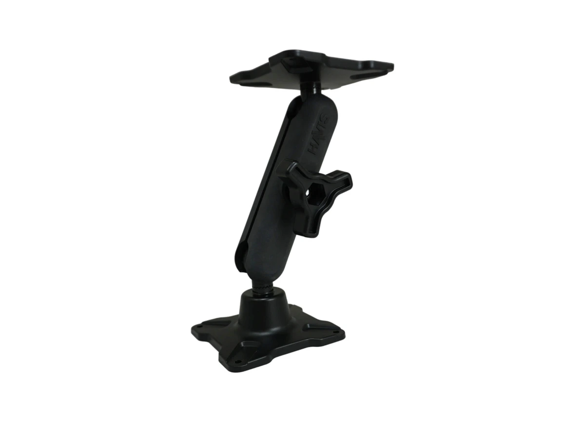 [DBM-1100-KL-0304] Dual Ball Mount with 1.00" Knob-Style Long Housing, One Standard VESA 75 Plate & One Long VESA 75 Plate