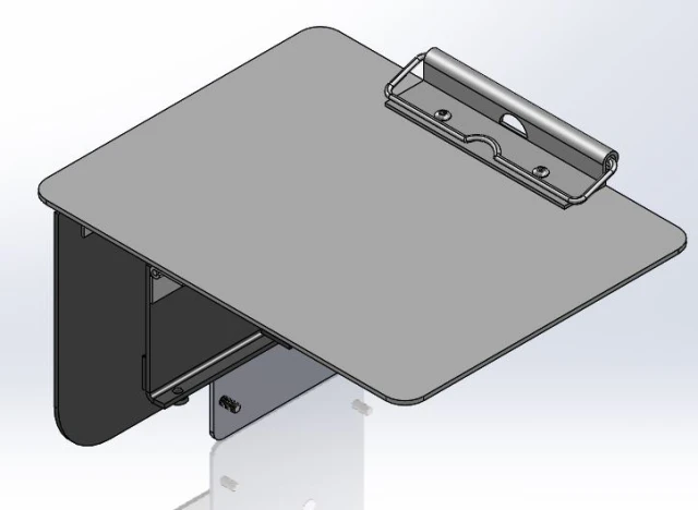 [AC-STOW-WS] - Driver-Side Flip-up Writing Surface with Paper Clip for Wide-Body Consoles No Open Storage