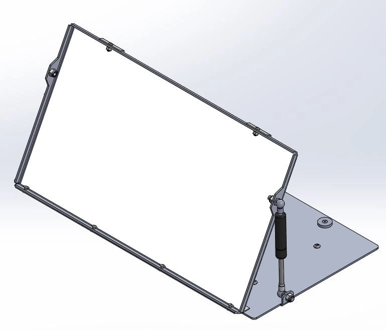 [CP-MSWB-GS-SH] - Command Post Accessory, 21" W x 12" L Whiteboard Module with Magnetic Steel-back