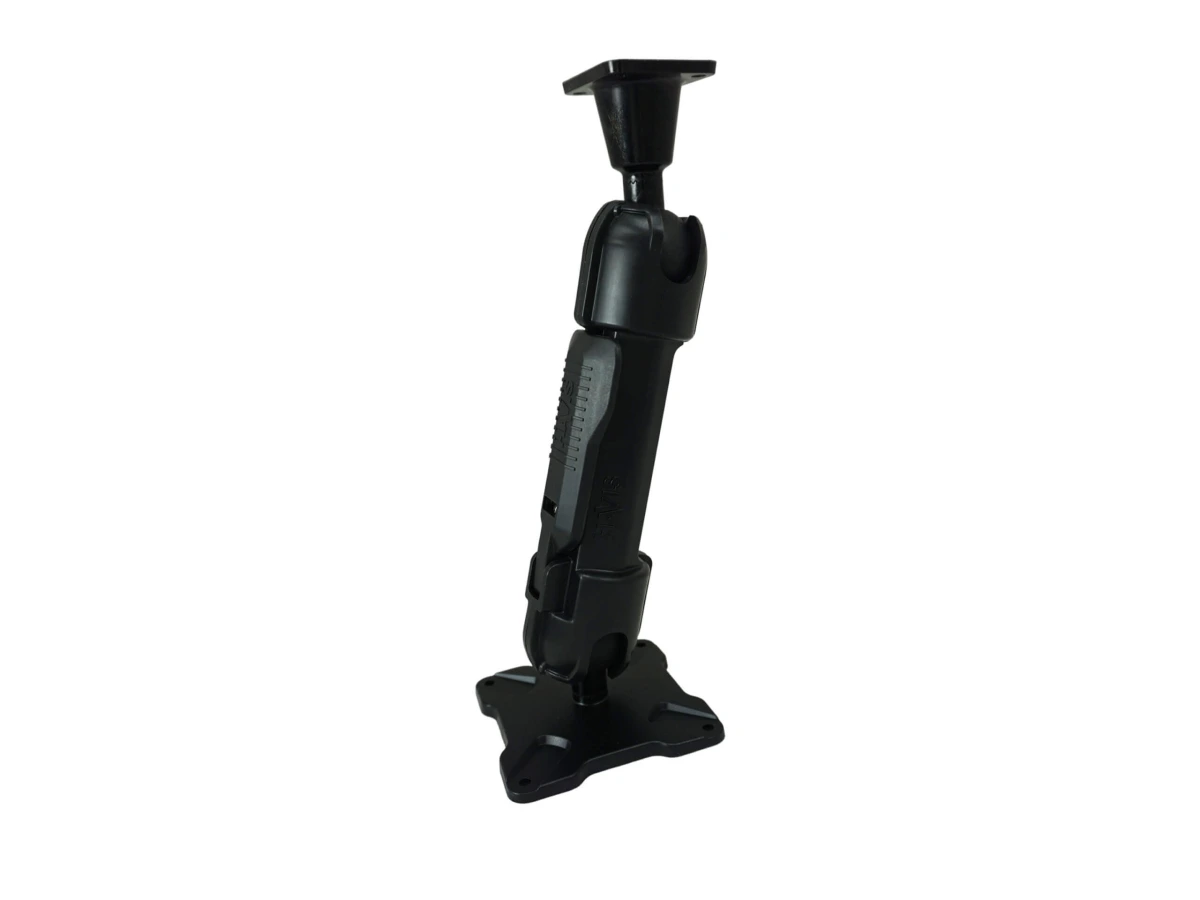 [DBM-1150-CL-0203] Dual Ball Mount with 1.50" Clamp-Style Long Housing, One Long AMPS Plate & One Standard VESA 75 Plate