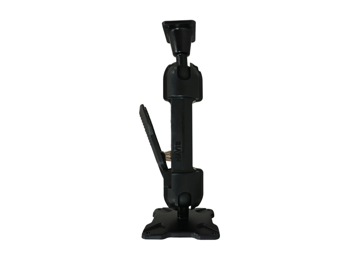 [DBM-1150-CL-0203] Dual Ball Mount with 1.50" Clamp-Style Long Housing, One Long AMPS Plate & One Standard VESA 75 Plate
