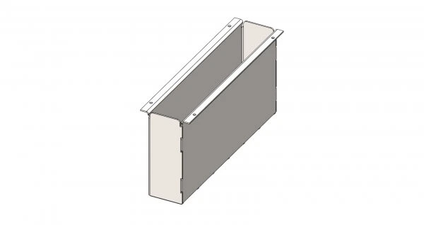 [C-APW-1258] - 12" Accessory Pocket, 5.8" Deep for 3.3"W Section of Wide Consoles