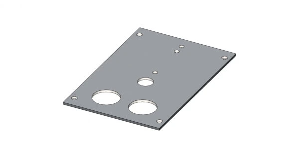 [C-EBW50-LP1-ML-1P] - Equipment Bracket for Wide VSW Consoles, Fits Map Light & Lighter Plug