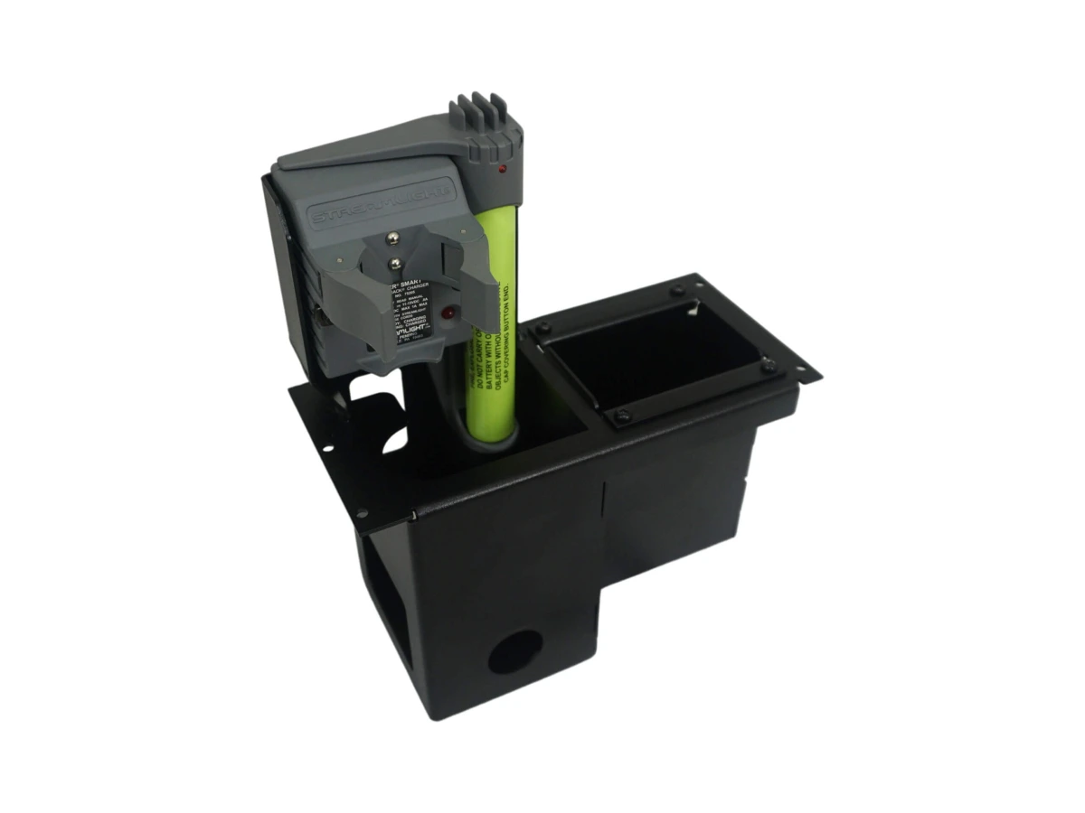 [C-FL-4055-STR-XB] - DISCONTINUED – Flashlight Charger Internal Mount Pocket with Extra Battery