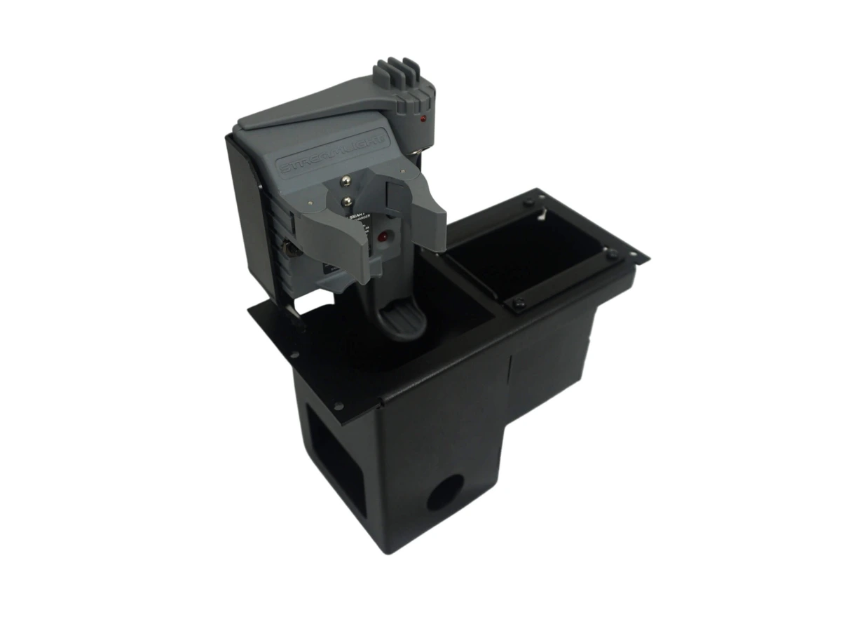 [C-FL-4055-STR-XB] - DISCONTINUED – Flashlight Charger Internal Mount Pocket with Extra Battery