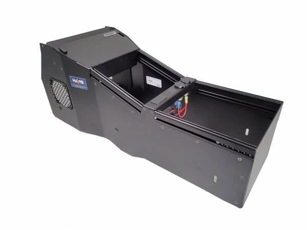 [C-VS-0810-INUT-PM] - DISCONTINUED – 2013-2019 Ford Interceptor Utility Vehicle-Specific 18" Angled Console w/ Internal Printer
