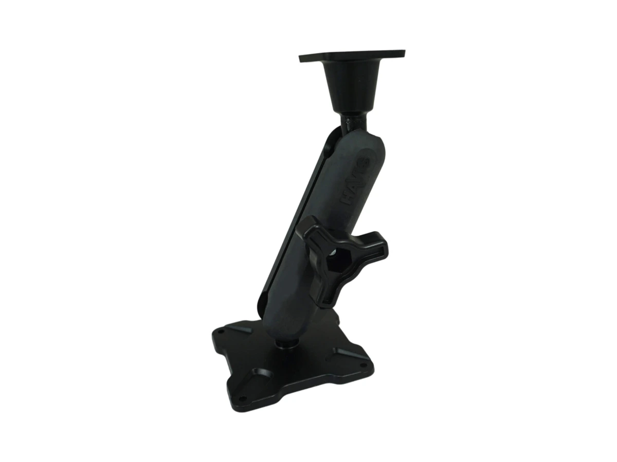 [DBM-1100-KL-0203] Dual Ball Mount with 1.00" Knob-Style Long Housing ,One Long AMPS Plate & One Standard VESA 75 Plate