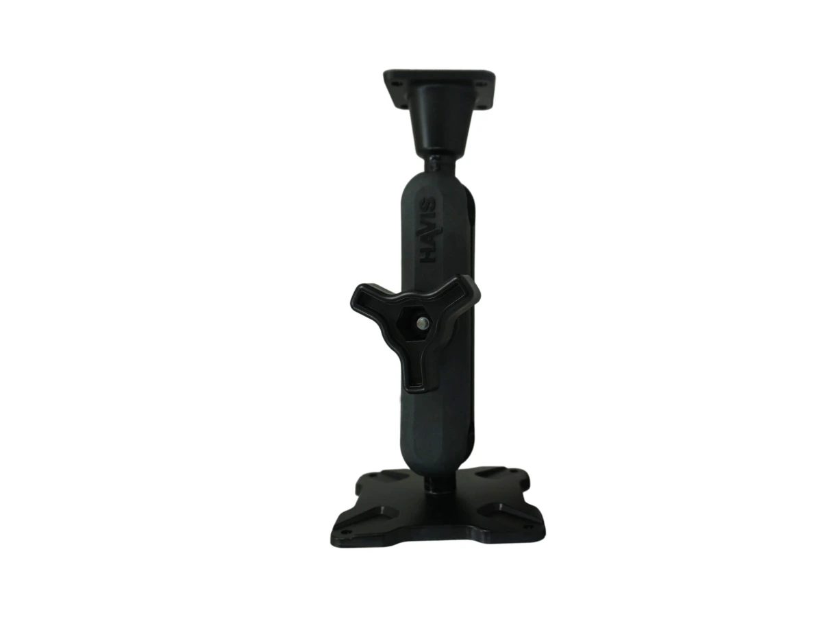 [DBM-1100-KL-0203] Dual Ball Mount with 1.00" Knob-Style Long Housing ,One Long AMPS Plate & One Standard VESA 75 Plate