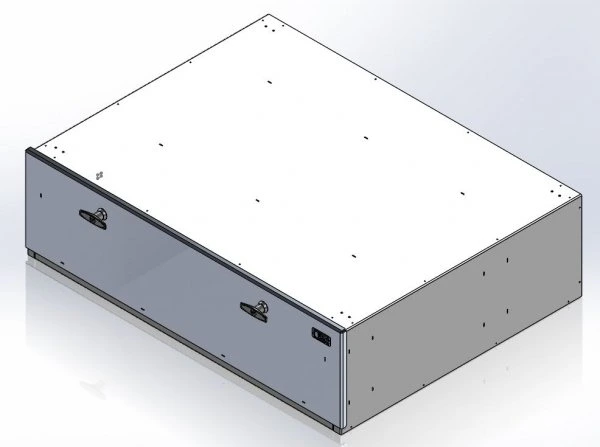 [CP-GB3930-11] - Storage Vault, 39" W x 30" L x 11" H with two draw-tight locking handles