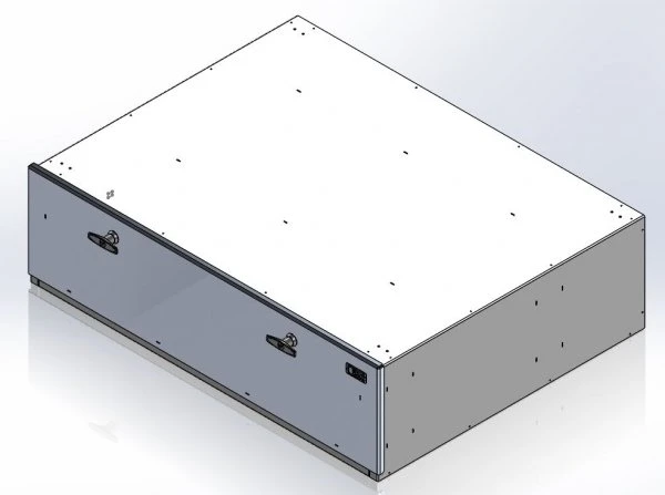 [CP-GB3930-11] - Storage Vault, 39" W x 30" L x 11" H with two draw-tight locking handles