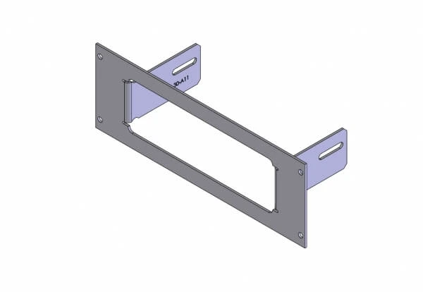 [C-EB30-A11-1P] - DISCONTINUED – 1-Piece Equipment Mounting Bracket, 3" Mounting Space, Fits Icom America A110 Radio