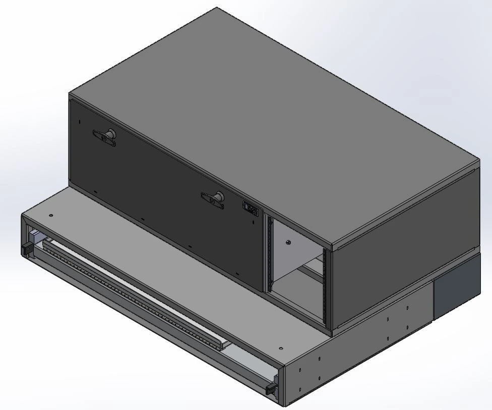 [CP-MS-UV-1DWB] - Mobile Command Post, 39" W x 30" L 17" H with one storage drawer and one whiteboard