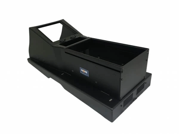 [C-VS-0814-RAM-2] - Vehicle-Specific 22" Angled Console For 2013-2024 Dodge Ram 1500 Special Services Police Truck