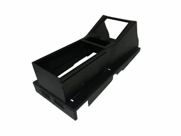 [C-VS-0814-RAM-2] - Vehicle-Specific 22" Angled Console For 2013-2024 Dodge Ram 1500 Special Services Police Truck