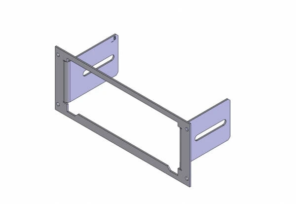 [C-EB35-S38-1P] - 1-Piece Equipment Mounting Bracket, 3.5" Mounting Space, Fits SoundOff Signal