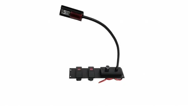 [C-ML-PS2] - OBSOLETE – Internal Console Mount., 2" Plate, 1 LED Map Light, 2 Switch Cut Outs