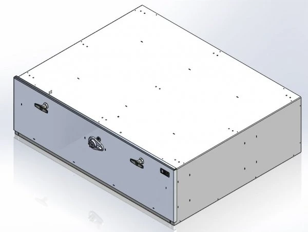 [CP-GB403212-PBK] - Storage Vault, 40" W x 32" L x 12" H with two draw-tight locking handles and push-button lock w/key override