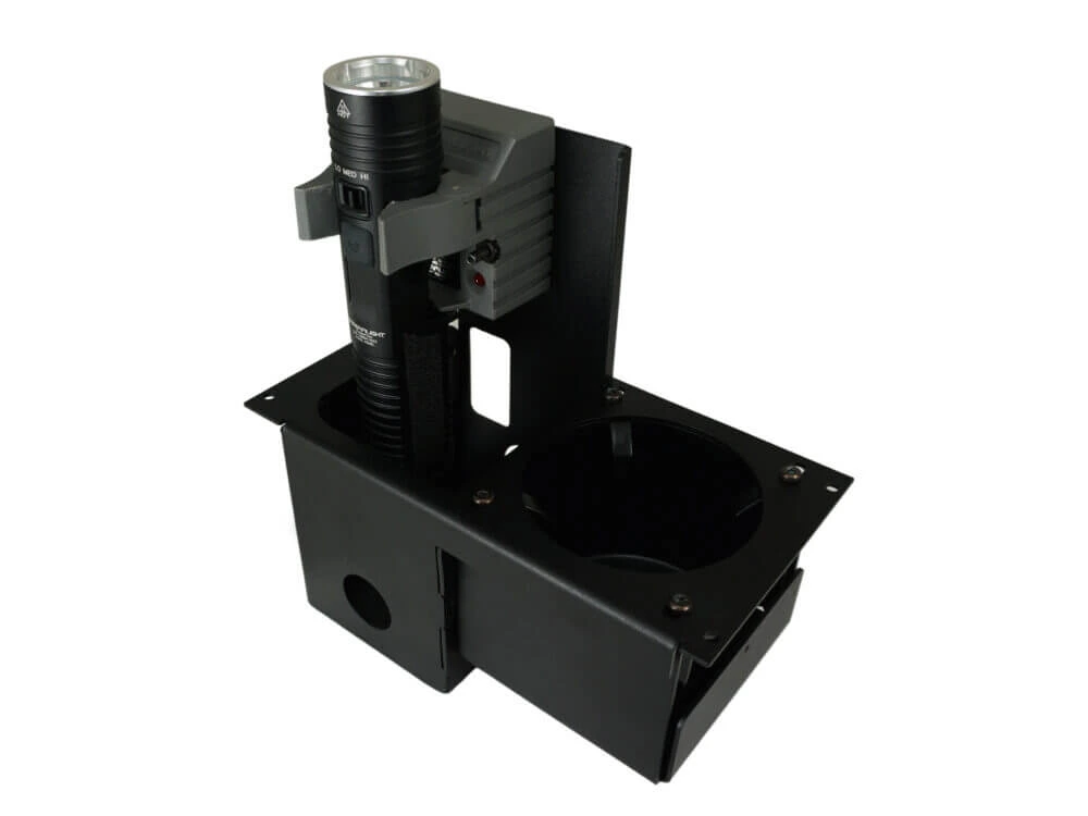 [C-FL-CUP] Flashlight Charger Internal Mount with Cup Holder