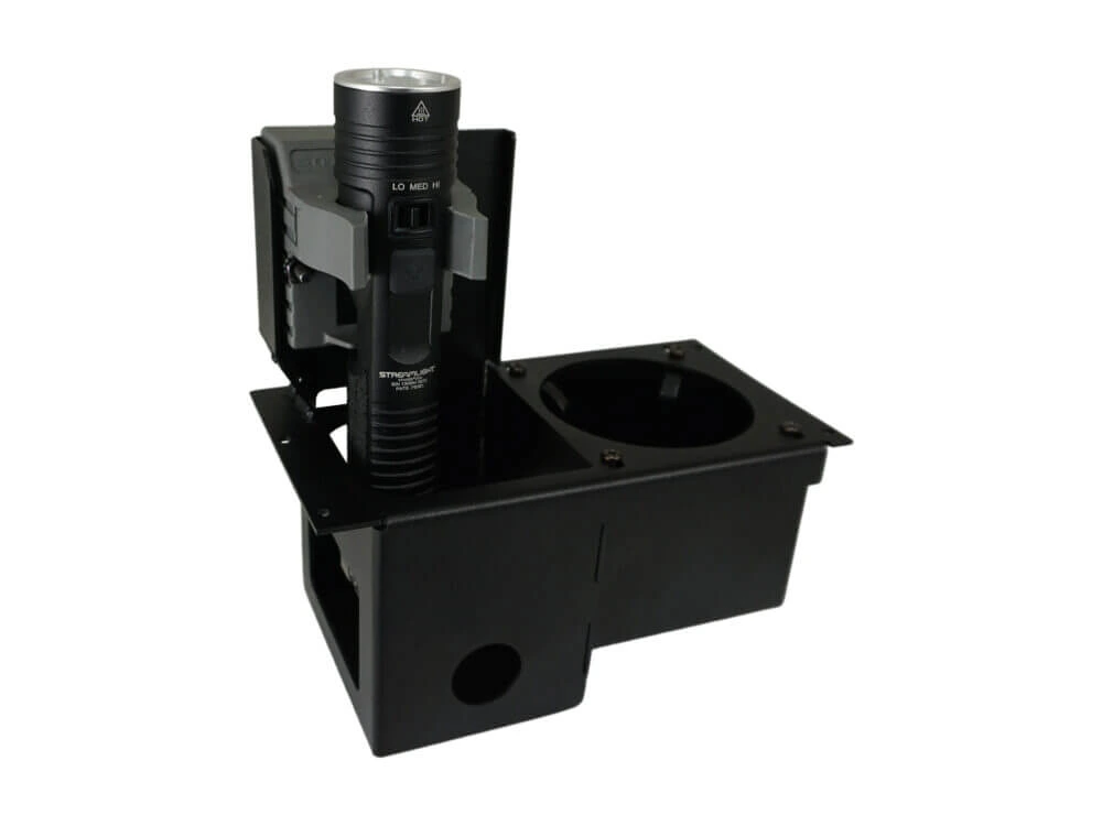 [C-FL-CUP] Flashlight Charger Internal Mount with Cup Holder