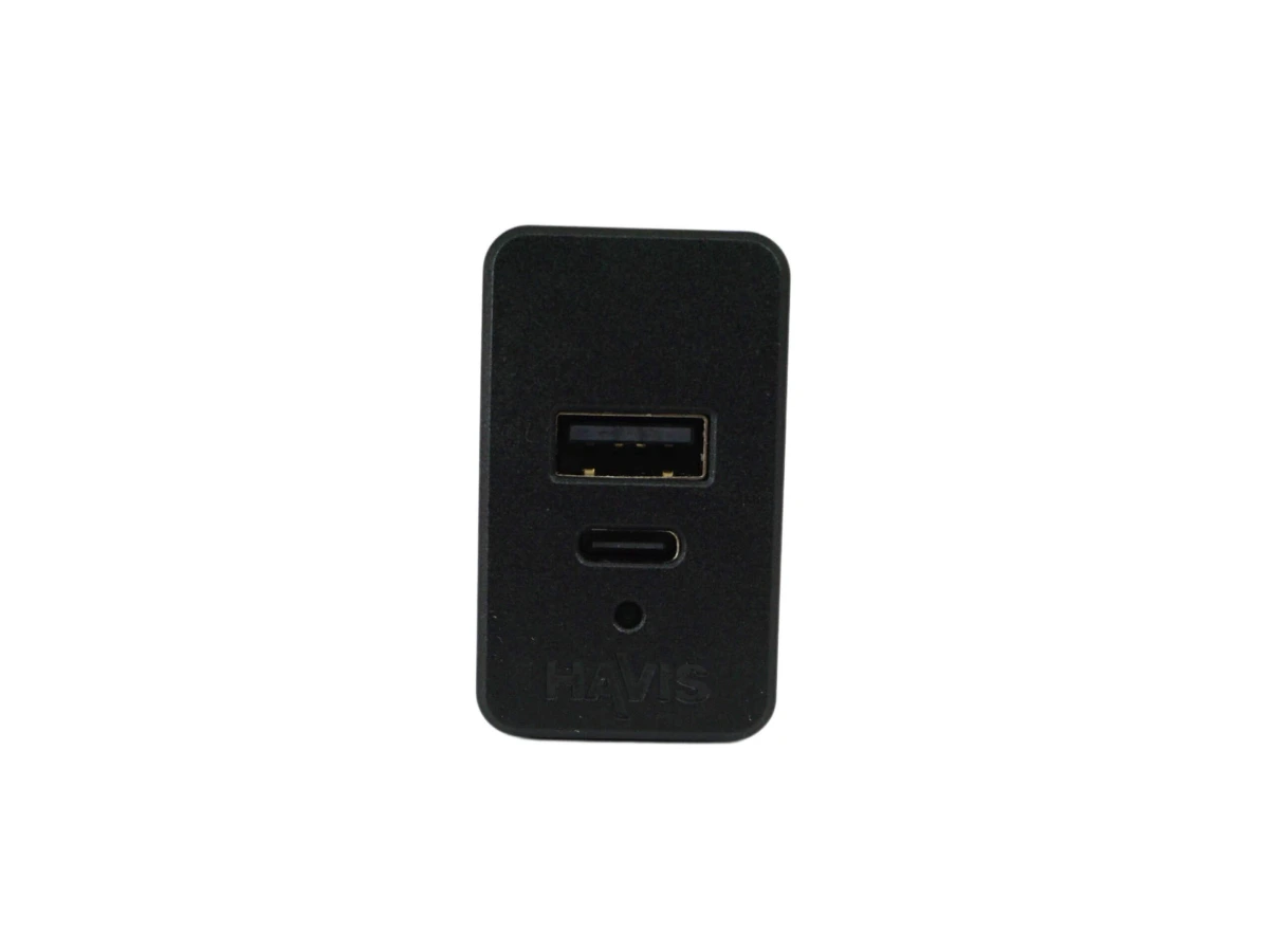 [C-USB-3] USB-C & USB Type A Dual Port Charger