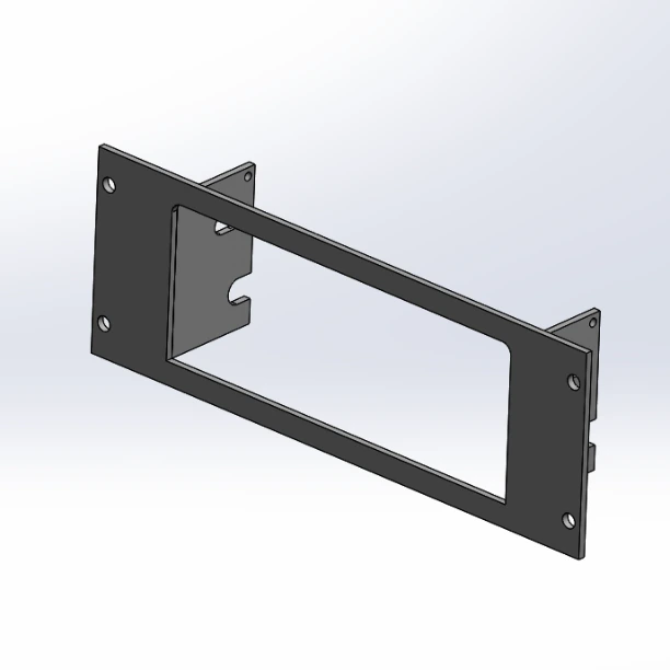 [FP-WPCC10W] - 3" Faceplate Whelen 10-Switch Control Center