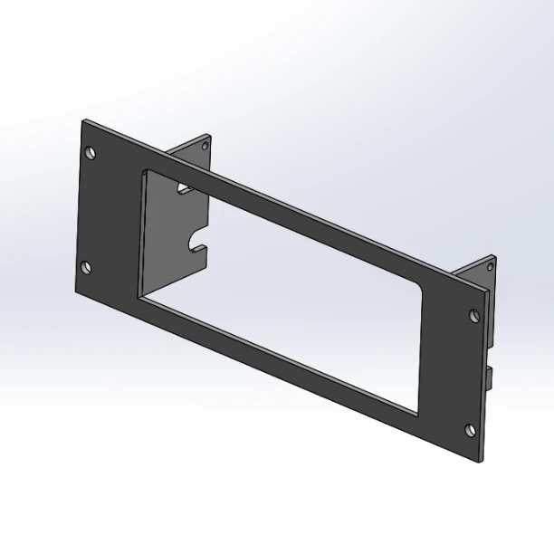 [FP-WPCC10W] - 3" Faceplate Whelen 10-Switch Control Center