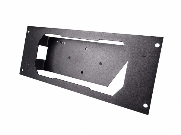 [C-EB35-SCB-1P] - OBSOLETE – 1-Piece Equipment Mounting Bracket, 3.5" Mounting Space, Fits Speedtech Lights C-CGDCB switch box