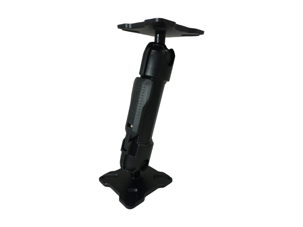 [DBM-1150-CL-0303] Dual Ball Mount with 1.50" Clamp-Style Long Housing & Two Standard VESA 75 Plates