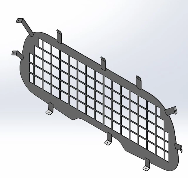 [AC-20-UV-HATCH] - 2020+ Ford Police Interceptor Utility Square-hole Punched Hatch Window Screen
