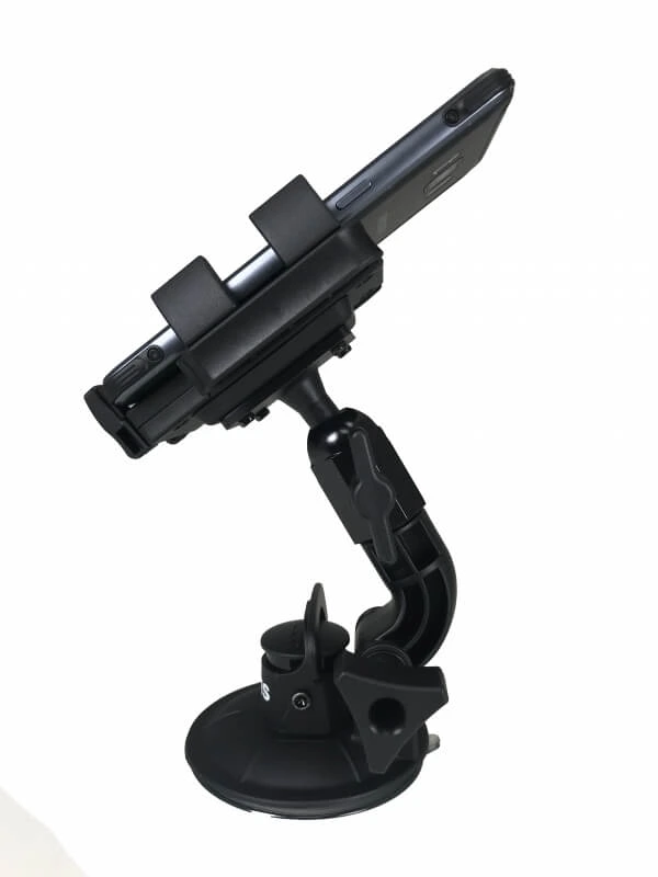 [PKG-WIN-101] - Standard Universal Rugged Phone Cradle & Industrial Strength Suction Cup Mount