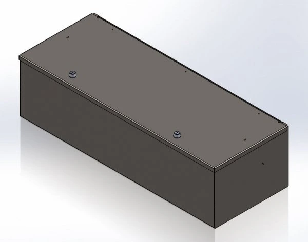 [CP-GUNSAFE05] - Lidded Storage Vault, 37" W x 14"L x 10" H Storage Vault, 37" W x 15" L x 6" H with Medeco Cam Locks on Top Lid