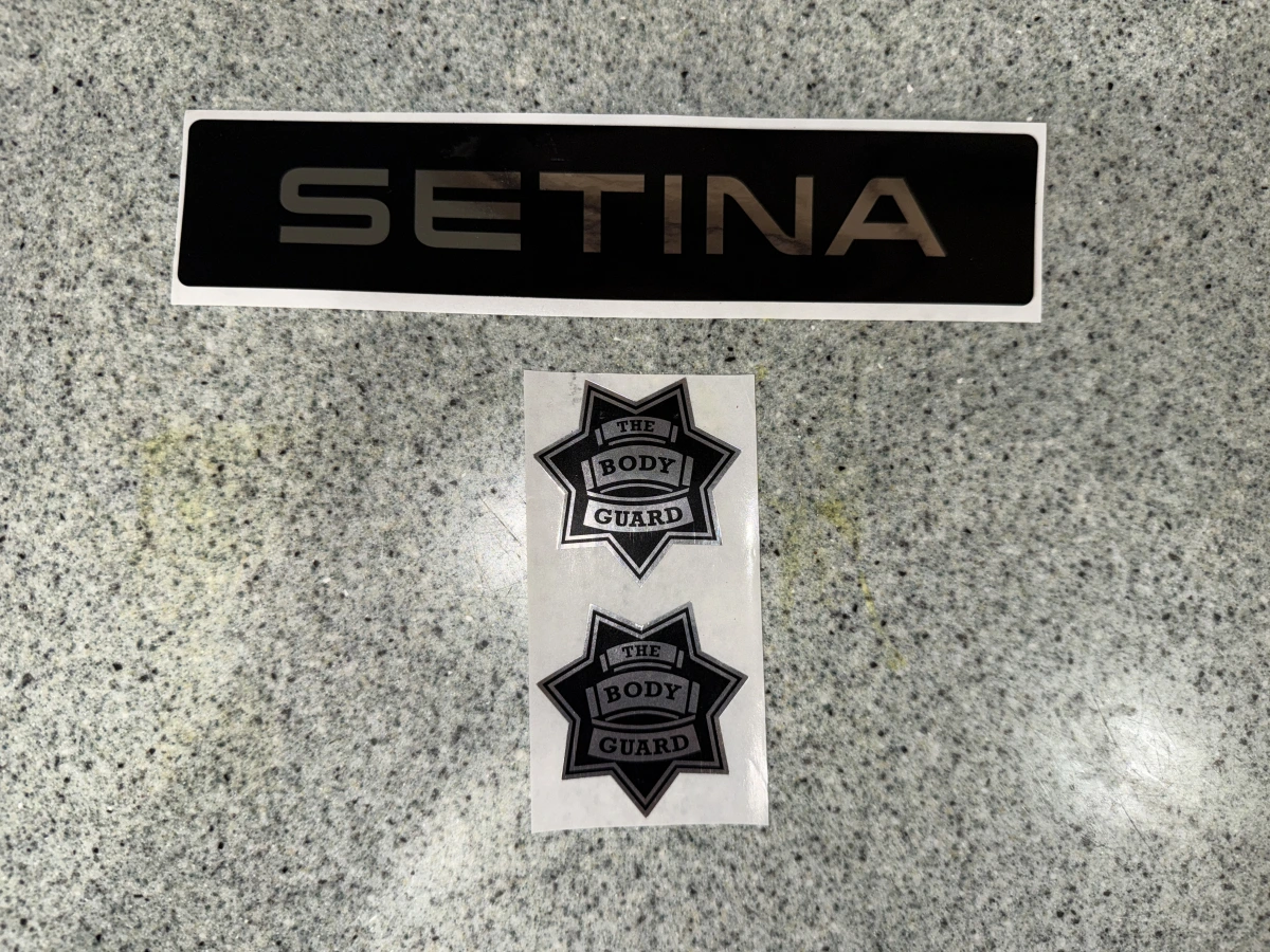 Setina Manufacturing Setina Replacement Push Bumper Stickers