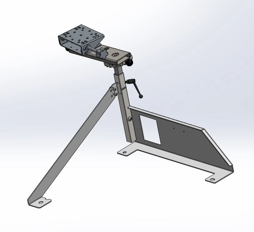 [CM-CHV19-SA-LED] - Chevy Silverado Passenger Seat Computer Mount with Rotating Swing-Arm