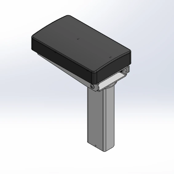 [AC-TB-ARMMNT-XL] - Console Mounted Height Adjustable Armrest with Large Size Arm Rest Foam Pad