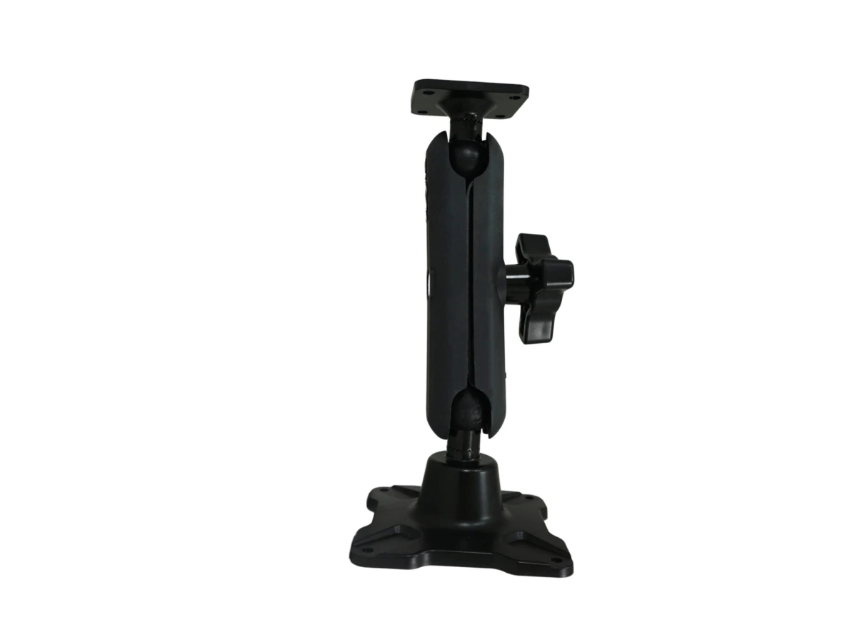 [DBM-1100-KL-0104] Dual Ball Mount with 1.00" Knob Style Long Housing, One Standard AMPS Plate & One Long VESA 75 Plate