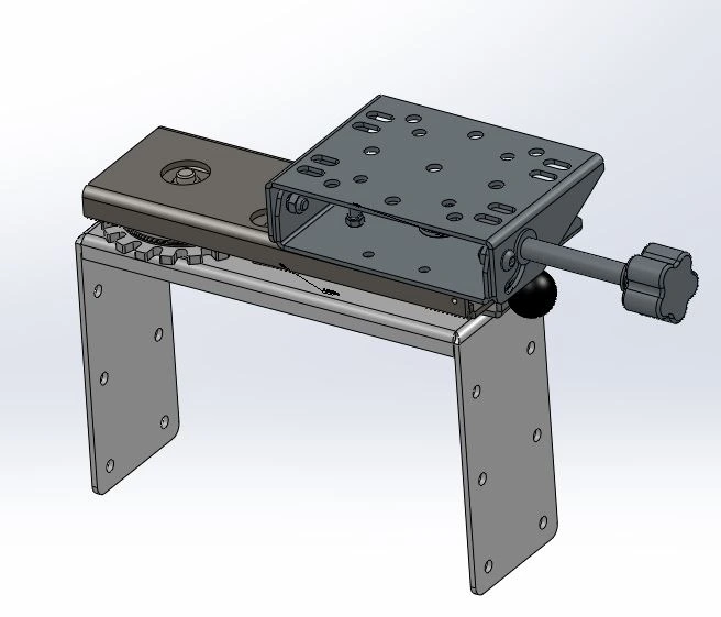 [CM-UMNT-SA-LED] - Console U-Mount Computer Mount with Rotating Swing-Arm