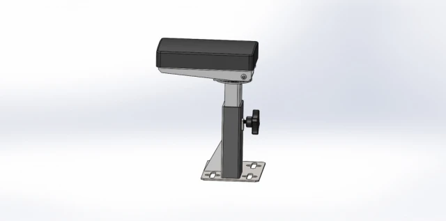 [AC-TB-ARM] - Floor Plate Mounted Height Adjustable with Standard Size Arm Rest Foam Pad