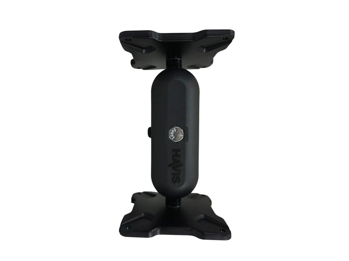 [DBM-1150-KS-0303] Dual Ball Mount with 1.50" Knob-Style Standard Housing, Two Standard VESA 75 Plates