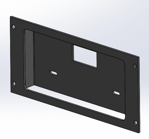 [FP-EQ2B-RJ] - 4" Faceplate Federal Signal Model e-Q2B Rear Jack Siren Rumbler
