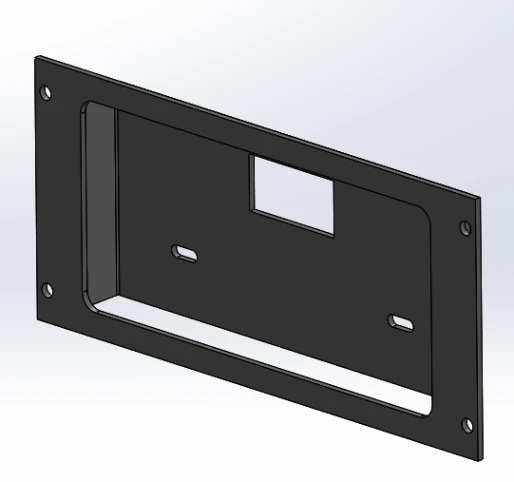 [FP-EQ2B-RJ] - 4" Faceplate Federal Signal Model e-Q2B Rear Jack Siren Rumbler