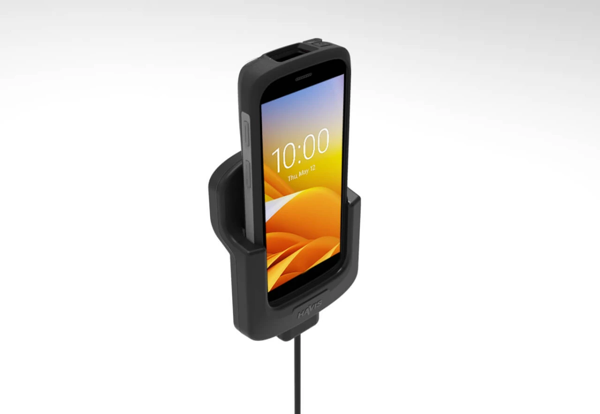 [PKG-DS-ZEB-601] Rugged Charging Holder for Zebra TC22/TC27 with Rugged Boot with USB-C Accessory Plug
