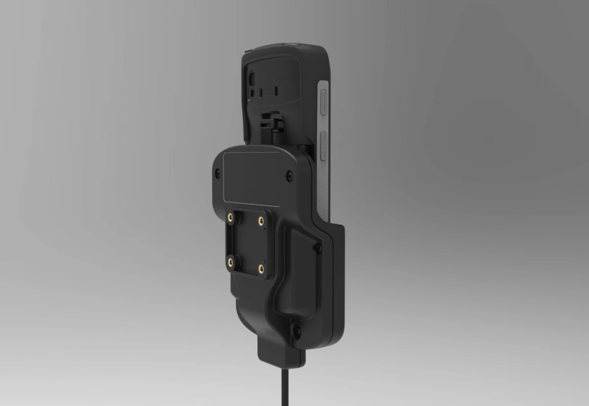[PKG-DS-ZEB-601] Rugged Charging Holder for Zebra TC22/TC27 with Rugged Boot with USB-C Accessory Plug