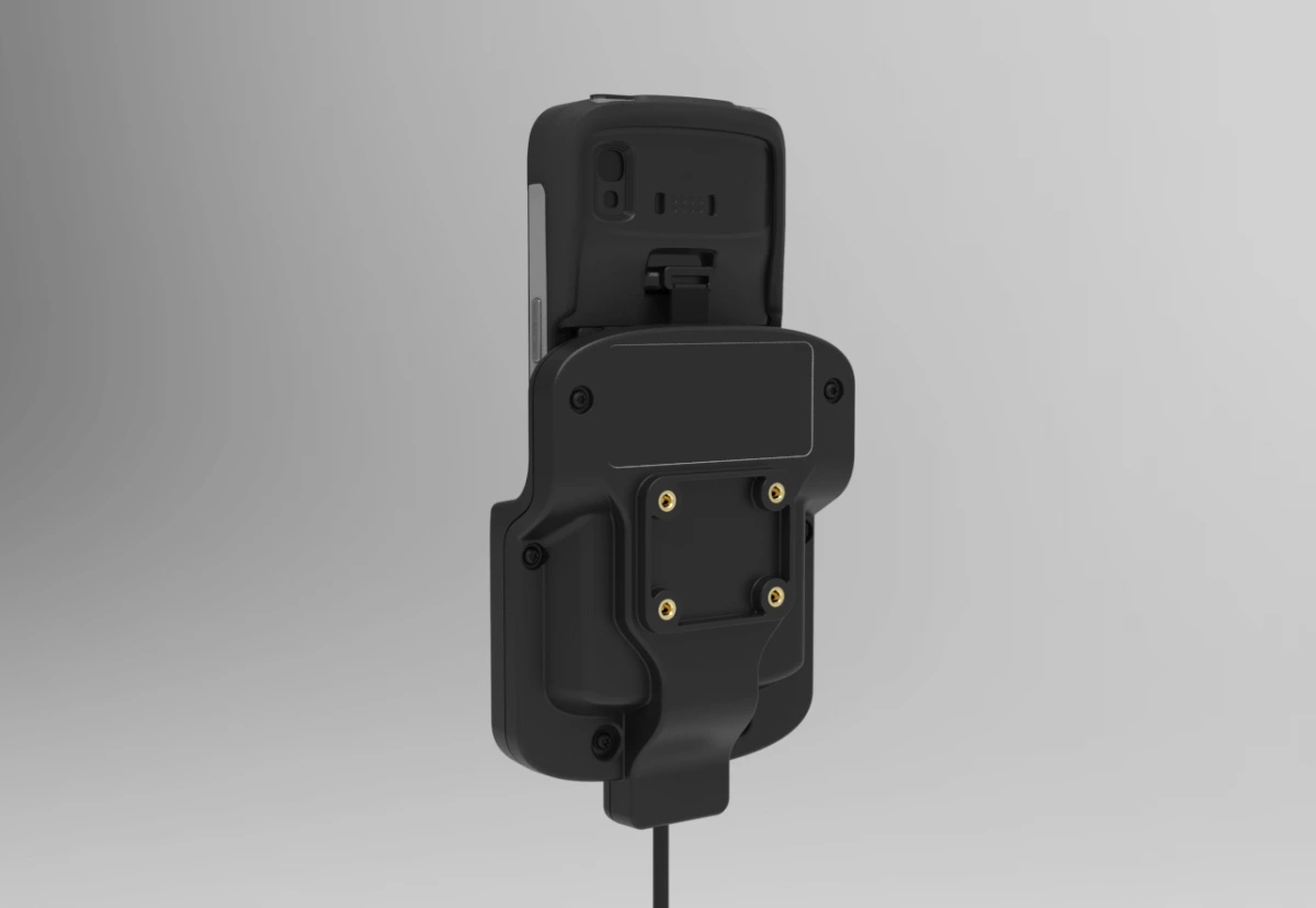 [PKG-DS-ZEB-601] Rugged Charging Holder for Zebra TC22/TC27 with Rugged Boot with USB-C Accessory Plug
